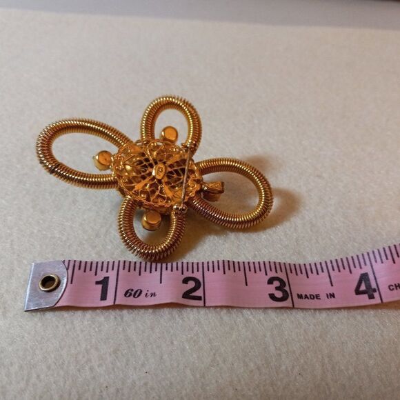 Rare Hobe Maltese Cross Vintage Brooch - Picture 6 of 8